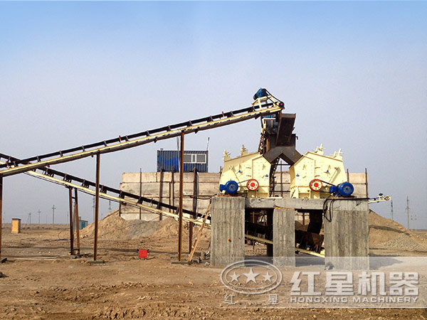 反击式破碎机客户现场图 反击式破碎机客户现场图