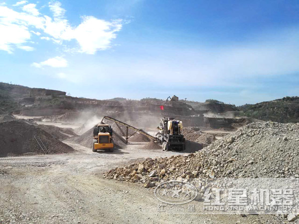 建筑垃圾处理现场图 建筑垃圾处理现场图