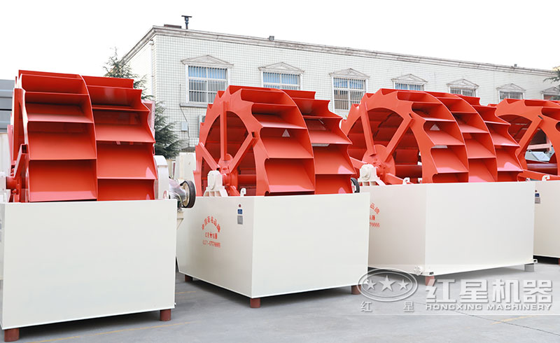 轮斗式洗沙机现场实拍 轮斗式洗沙机现场实拍