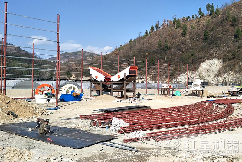 水洗山沙在建现场实拍 水洗山沙在建现场实拍