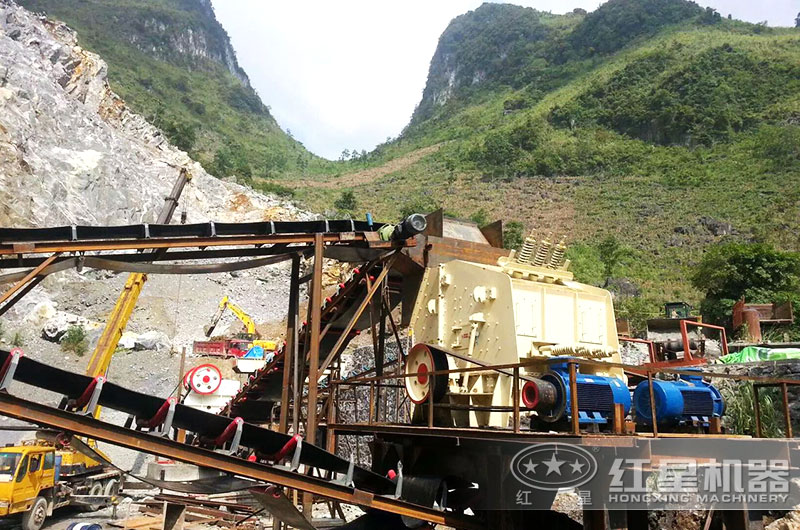 1315反击破+750颚式破碎机 1315反击破+750颚式破碎机