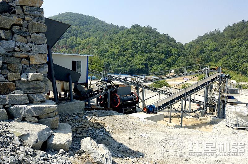 碎石生产线在建现场视频 碎石生产线在建现场视频