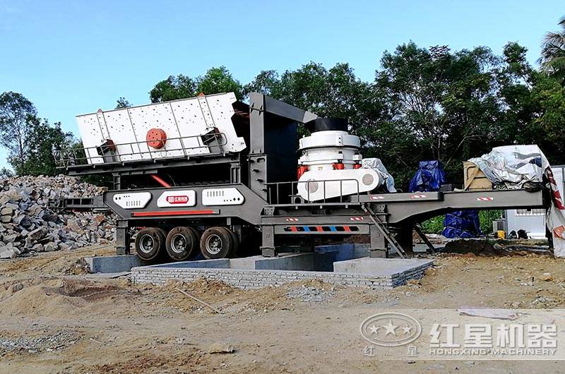 建筑垃圾破碎处理现场实拍 建筑垃圾破碎处理现场实拍