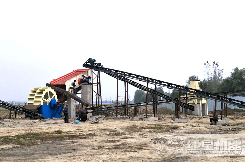 河南客户小型打沙厂准备投产使用 河南客户小型打沙厂准备投产使用