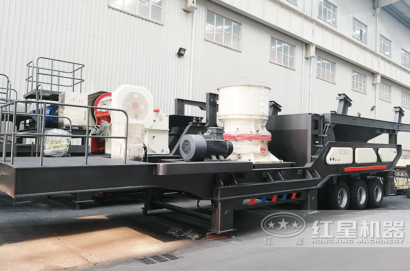 圆锥流动式石子机,针对高硬度物料 圆锥流动式石子机,针对高硬度物料