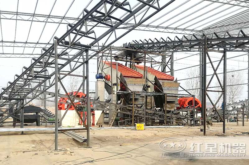 河南客户洗沙现场实拍图 河南客户洗沙现场实拍图