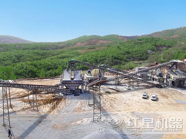河南客户石头破碎生产线 河南客户石头破碎生产线
