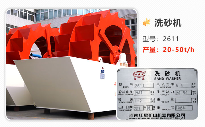 图2:2611型号水洗石粉设备、两轮 图2:2611型号水洗石粉设备、两轮