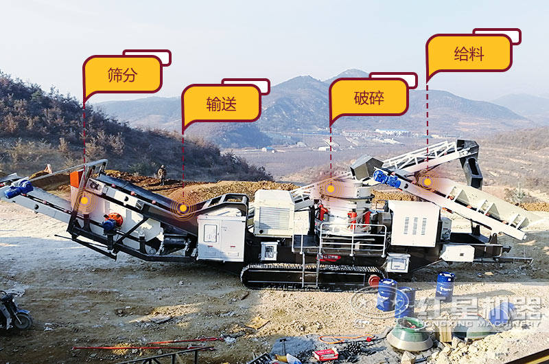 履带式移动圆锥破碎机 履带式移动圆锥破碎机