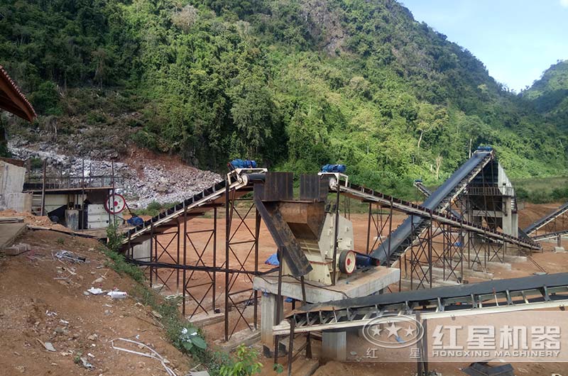 河南安阳某地时产50吨碎石机配置现场 河南安阳某地时产50吨碎石机配置现场