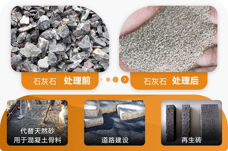 石灰石可以制砂,且用途广泛 石灰石可以制砂,且用途广泛